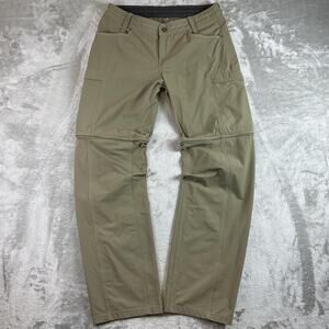 Kuhl Cargo Pants Mens Gray Stealth Renegade Convertible Zip-Off Hiking 31 Inch